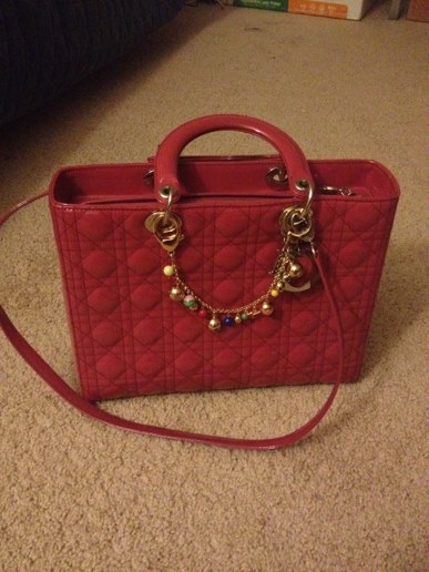 lady dior �ҷ�ɫ�߸�